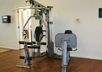 exercise equipment in the fitness center at Remington Square